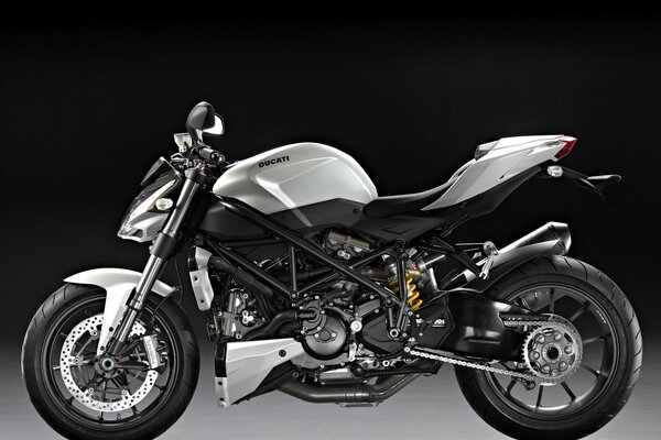 The strength of the ducati is comparable to the female beauty of the body