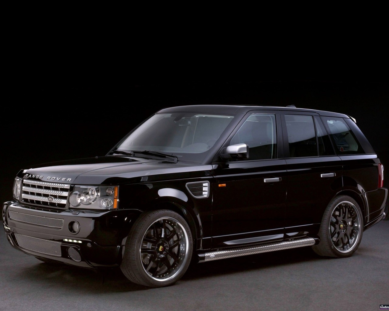 auto land rover noir voiture