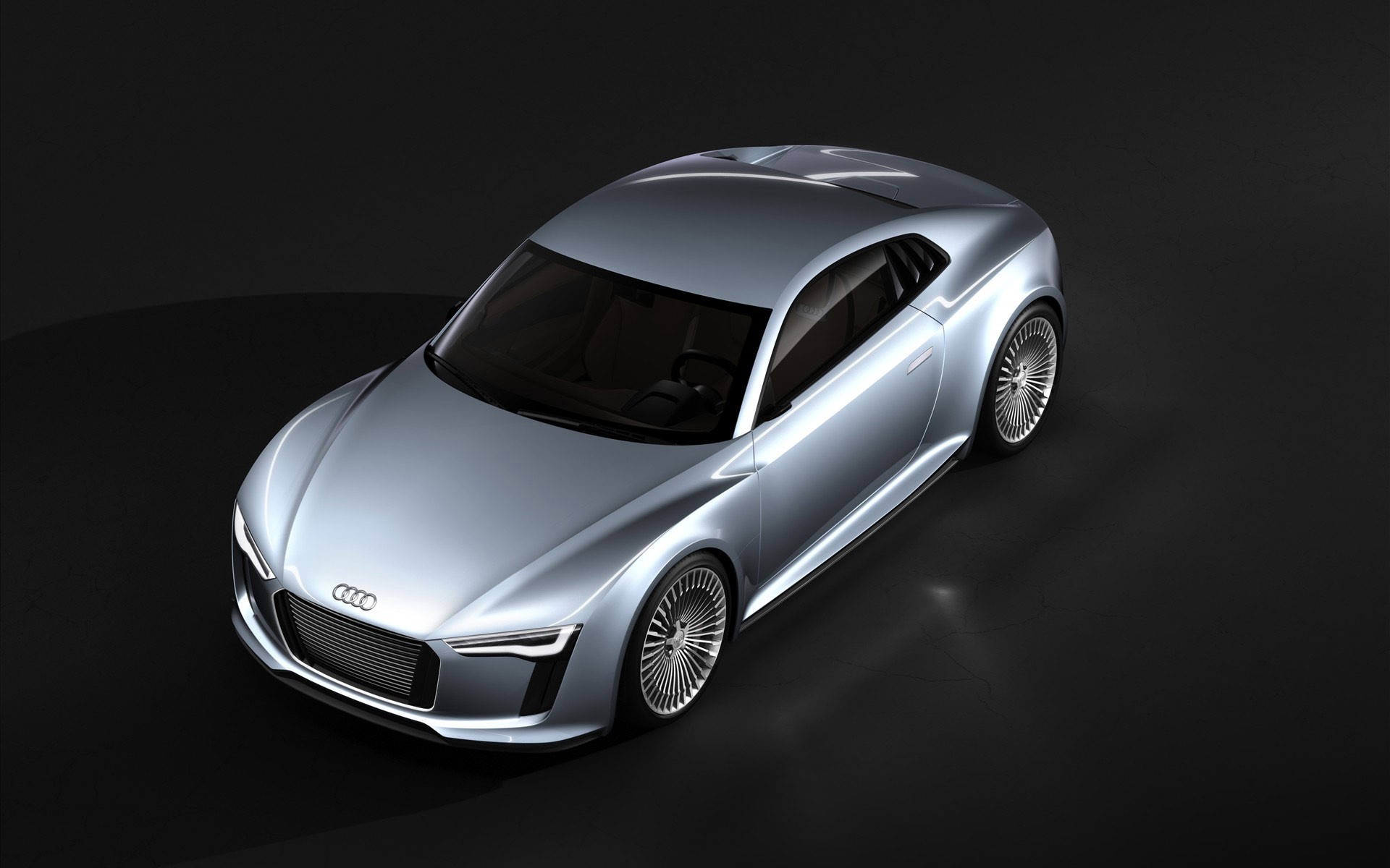 audi e-tron concept grigio