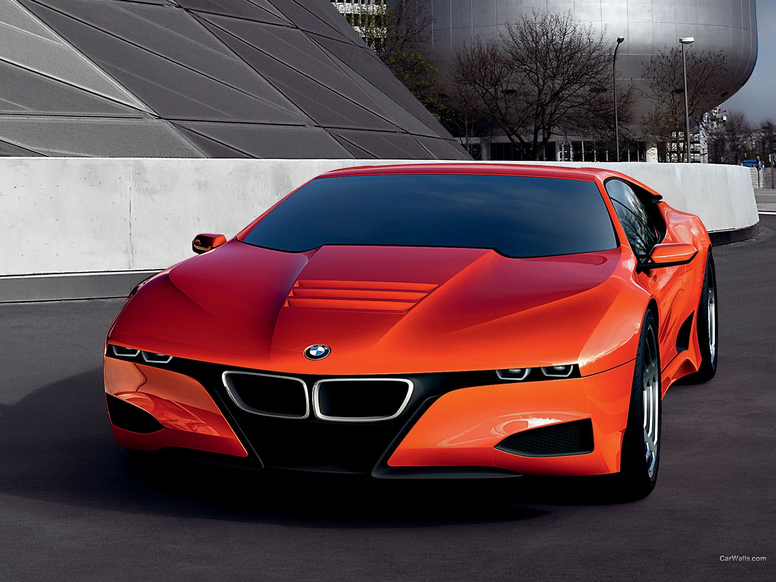 bmw m1 hommage red town