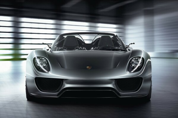 New Porsche car headlights