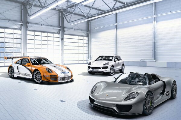 Los nuevos coches Porsche se presentan a su atención