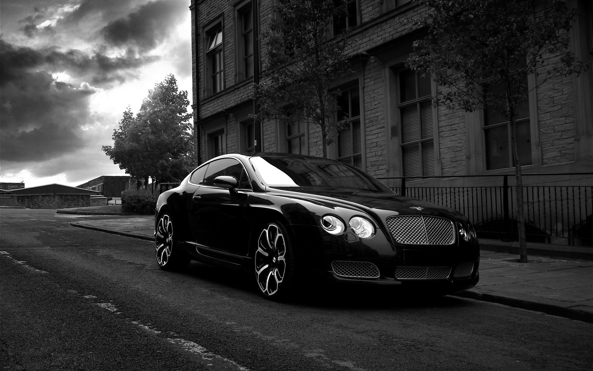 project kahn bentley gts black edition czarny szary biały