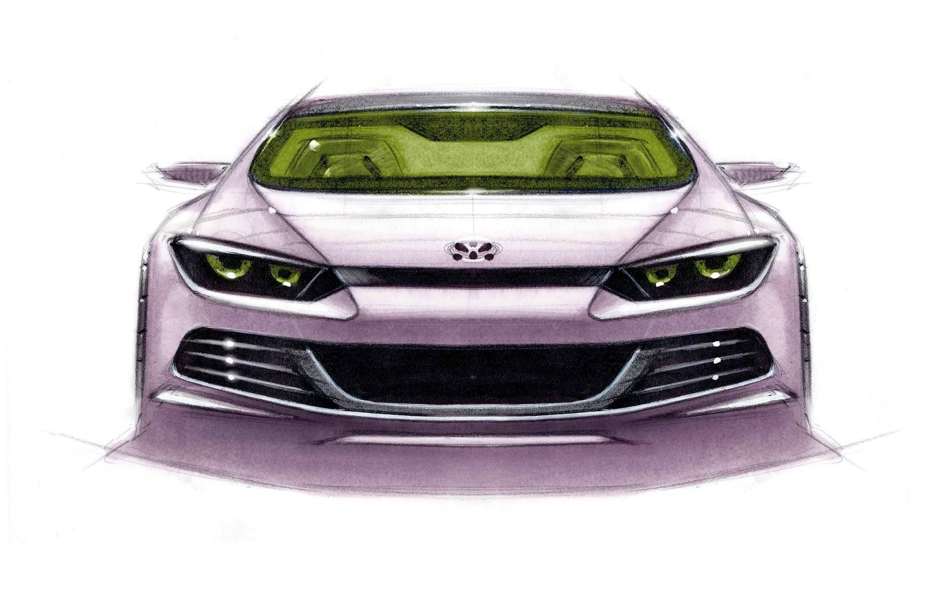 volkswagen scirocco esquisse