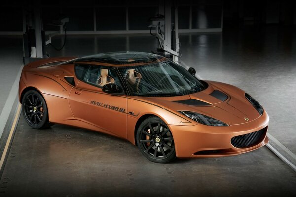 Sportwagen Lotus Evora orange