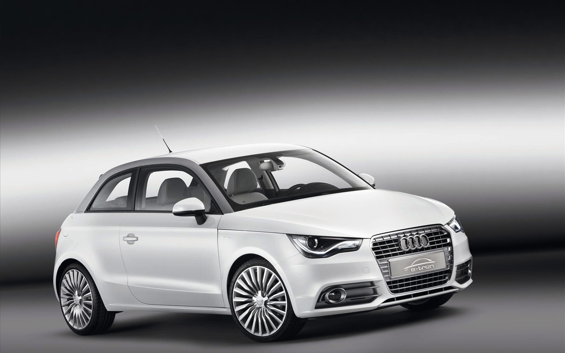 audi a1 etron concept blanc