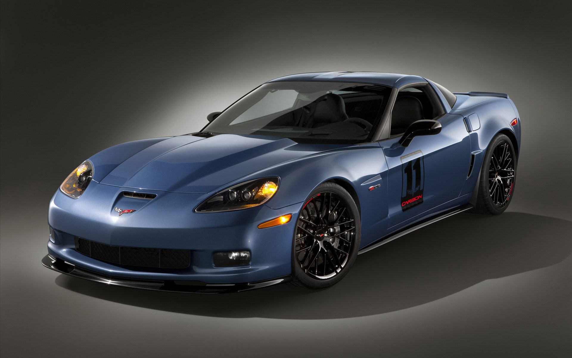 corvette z06 conarbon azul