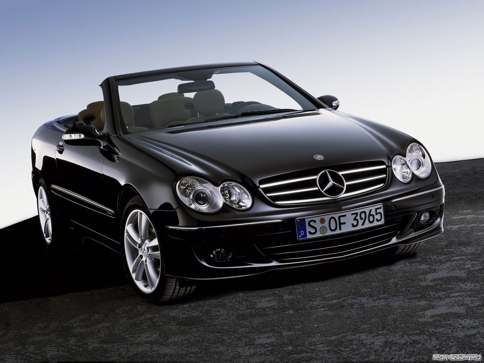 mercedes clk500 widok