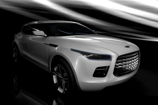 Automóvil Aston Martin color blanco