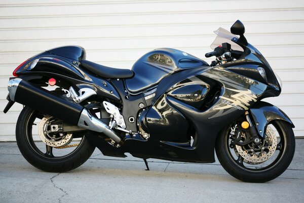 Suzuki motorcycle in black