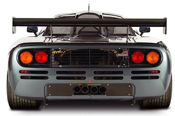 Rückansicht des Mclaren f1-Autos