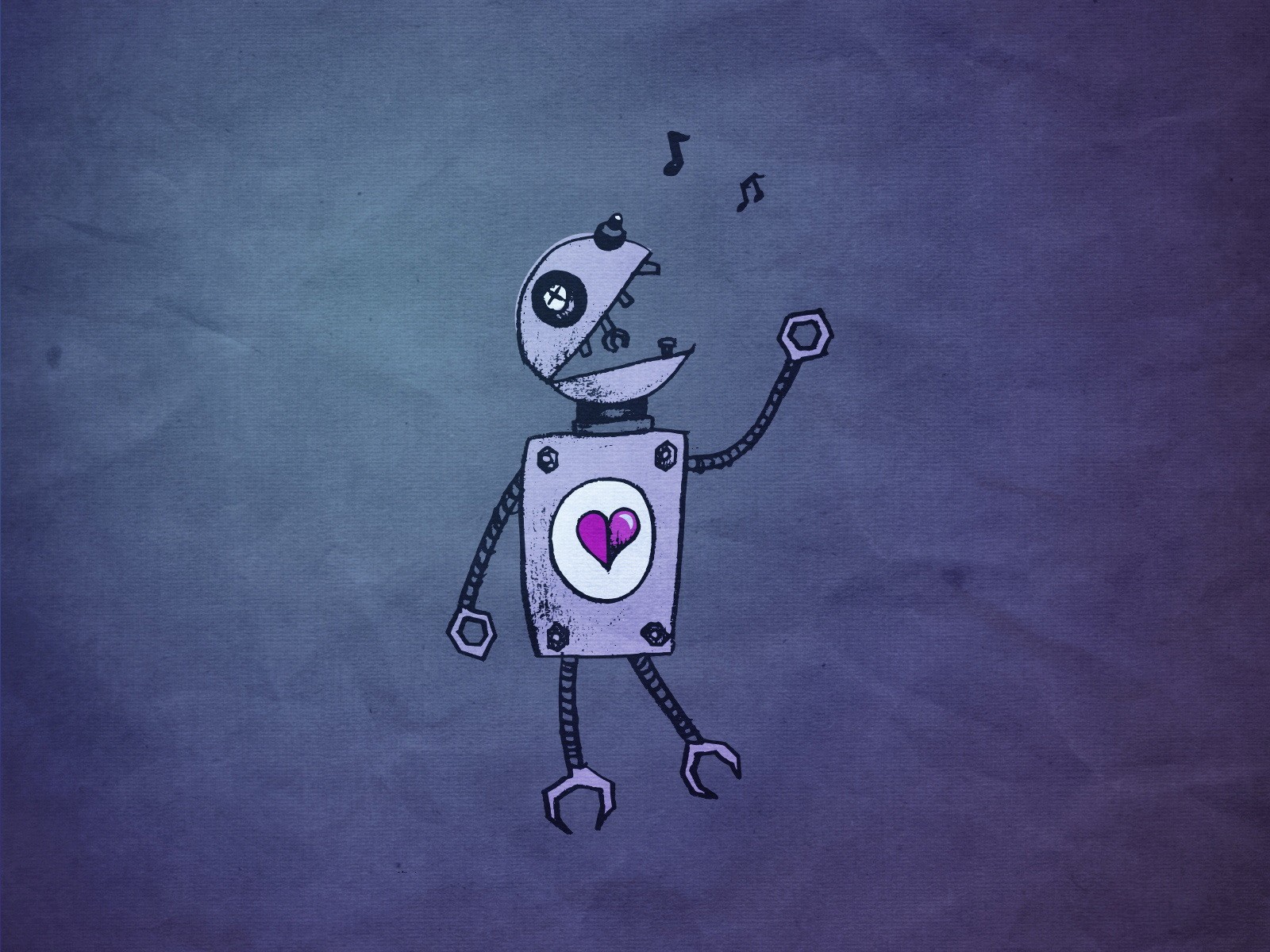 love robots heart