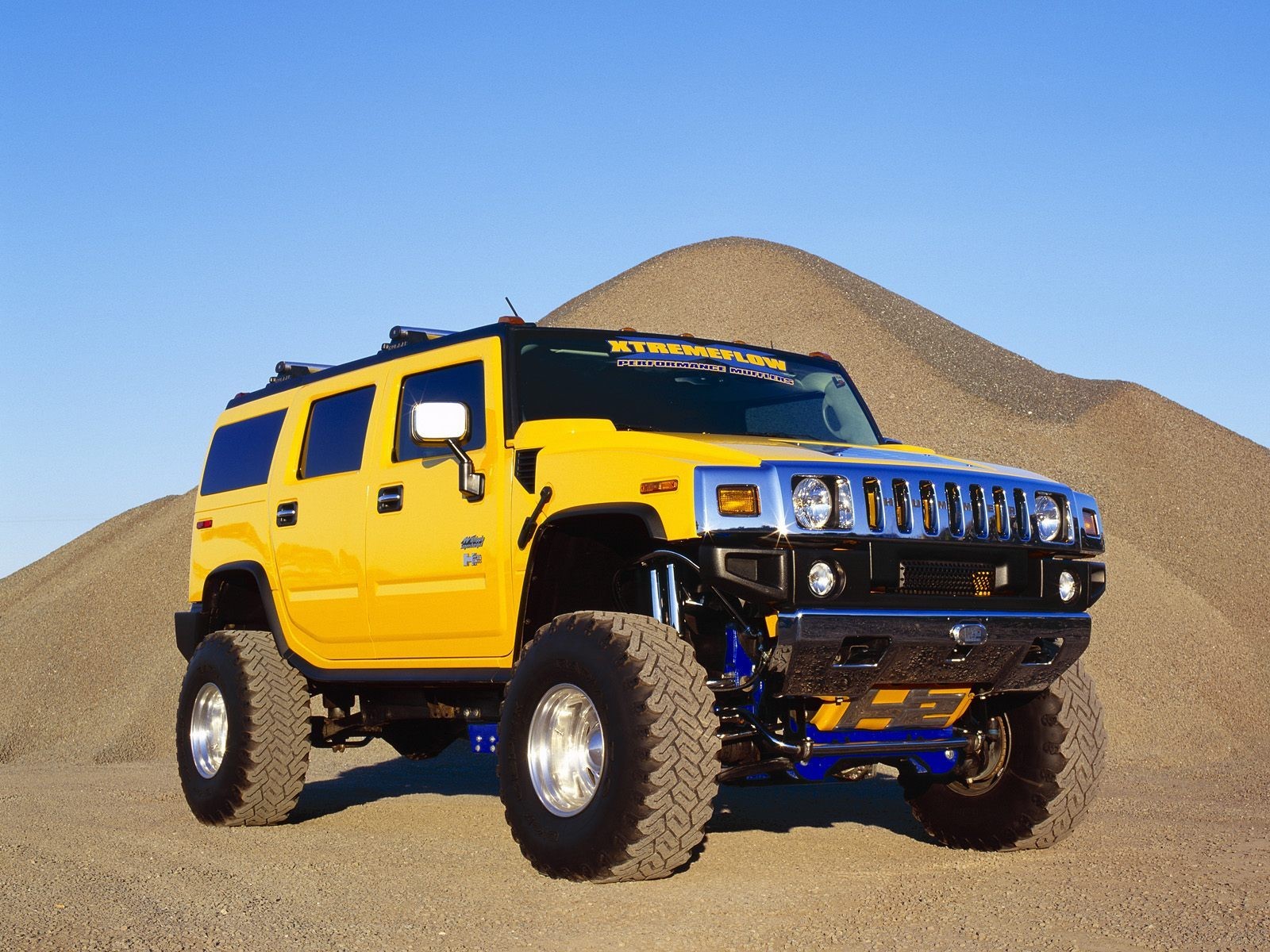 h2 hummer gelb sand