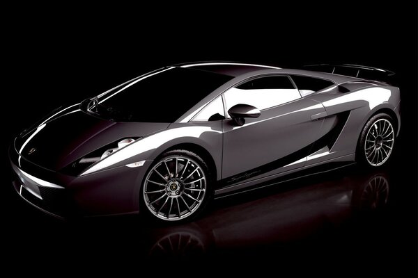 Black and stylish lamborghini gallardo