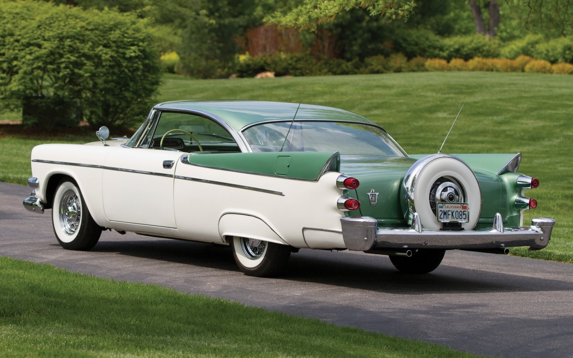 dodge royal lancer hardtop coupe 1958 dodge rear view background