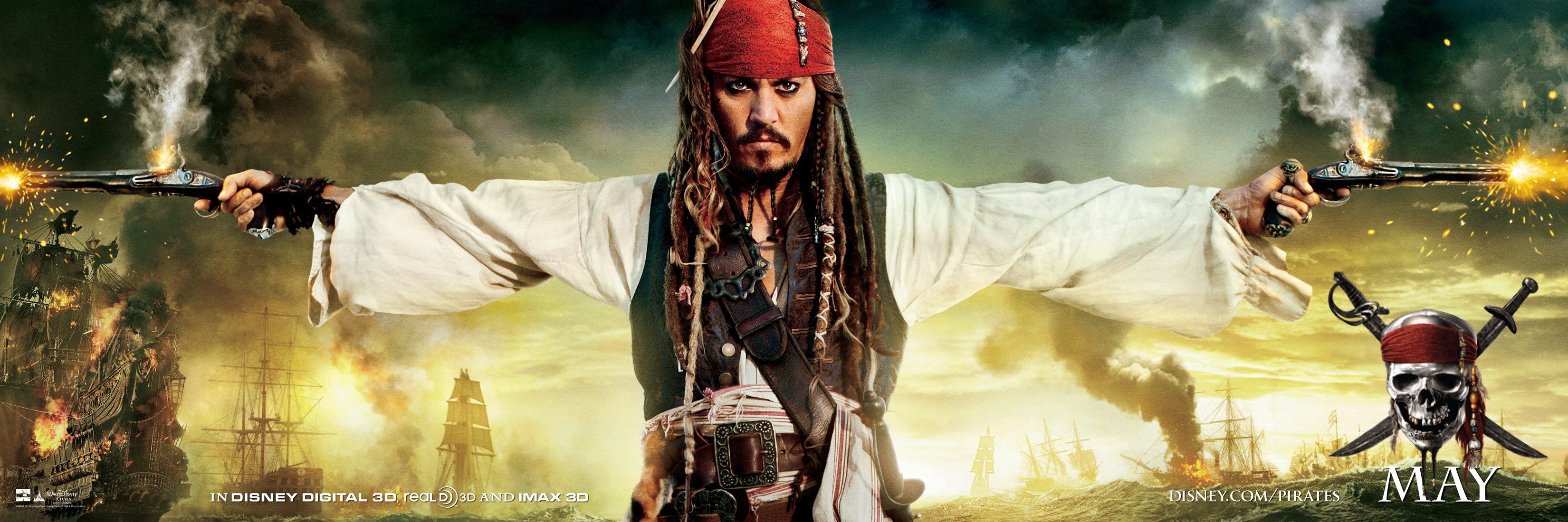 pirates caribbean guns johnny depp