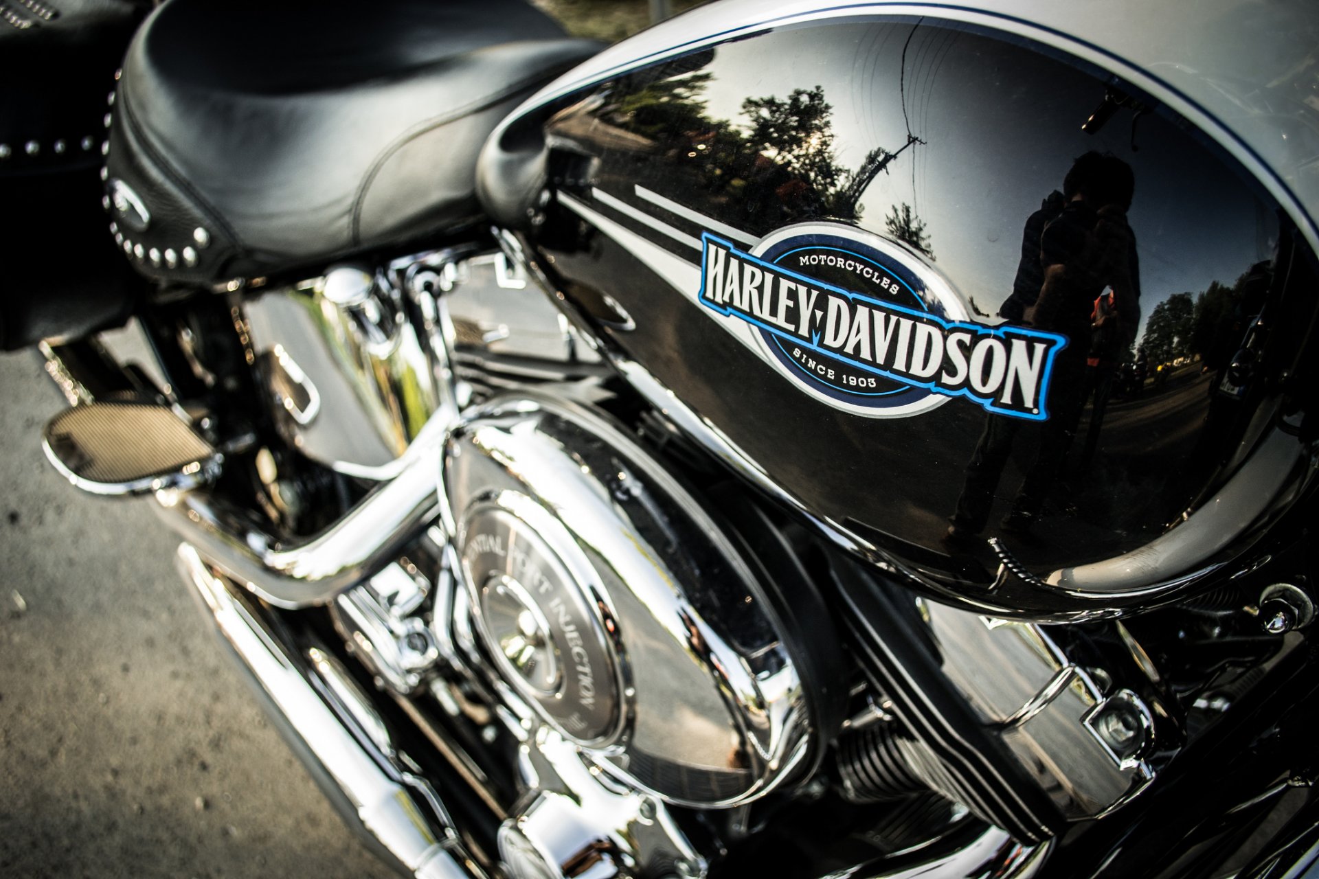 harley-davidson metallo bicicletta