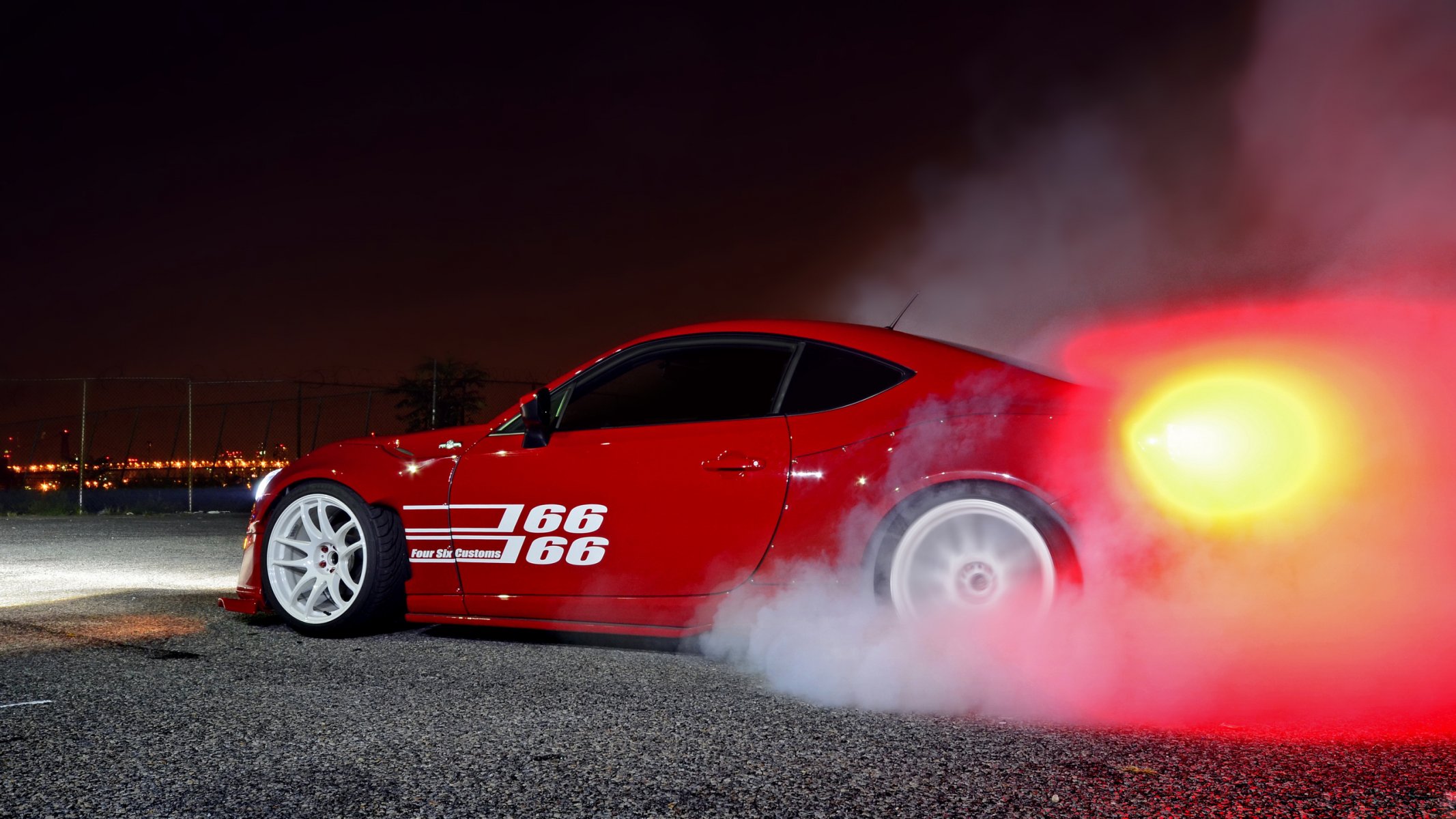 toyota gt86 coche tuning burnout humo