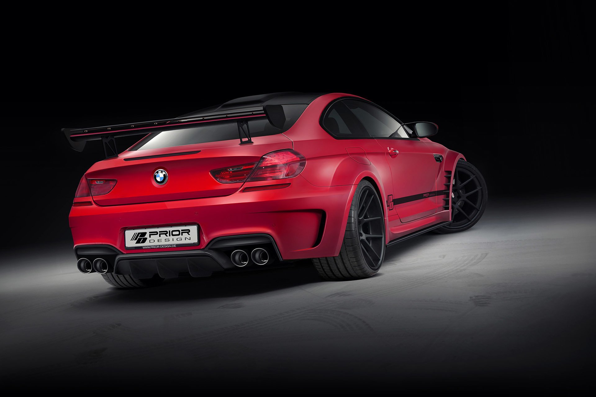 bmw m6 avant la conception coupé tuning rouge