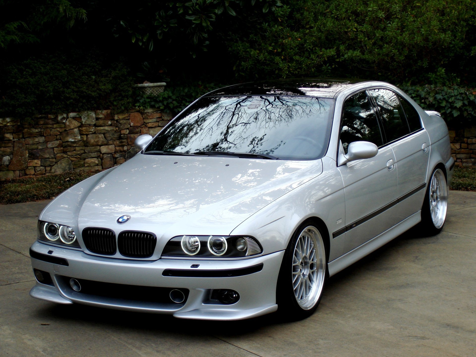 bmw m5 e39 serie 5 bmw cinque m5 angel eyes argento germania baviera