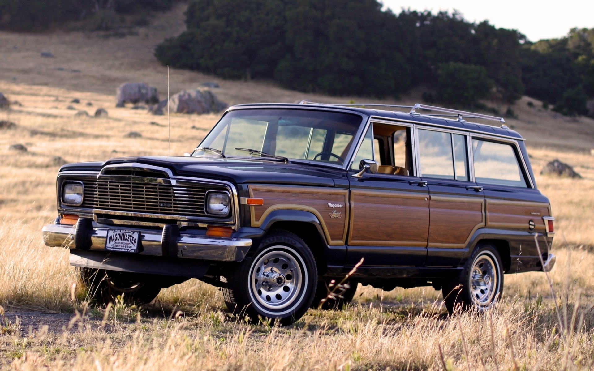 jeep wagoneer limited 1982 wagoneer suv avant arrière-plan