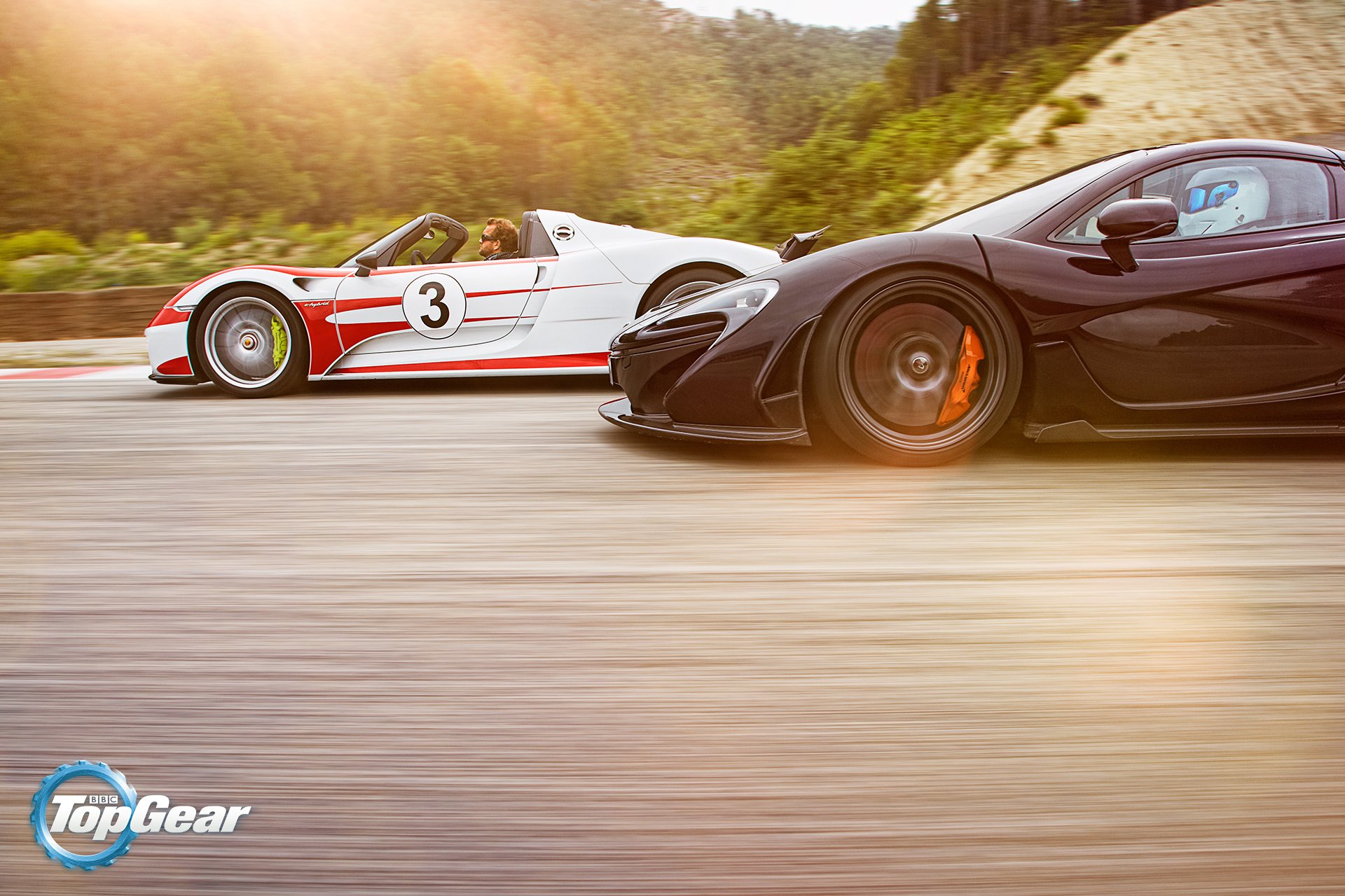 mclaren p1 porsche ragno velocità sole supercar top gear