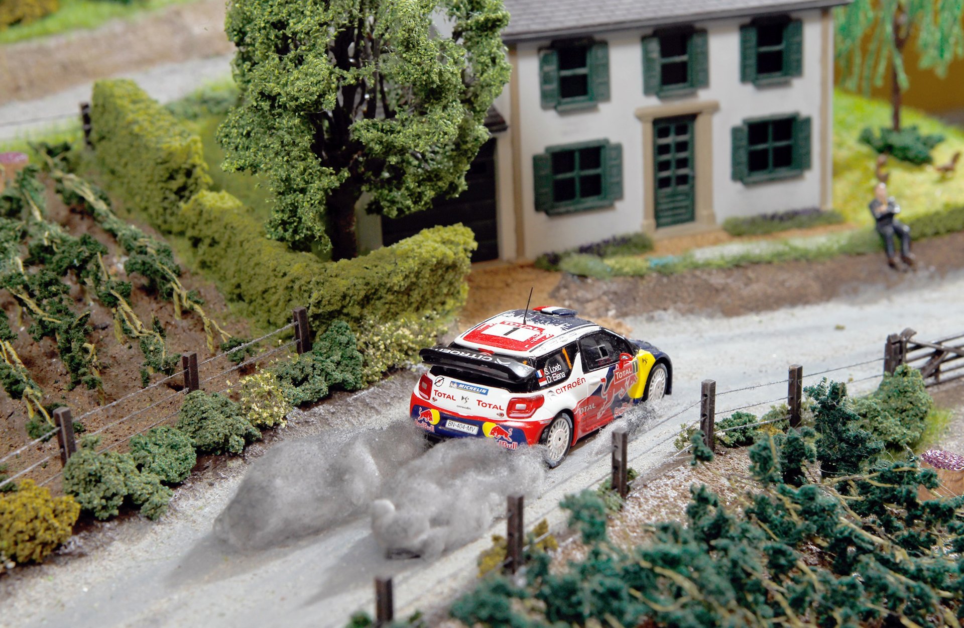 citroen ds3 wrc diorama layout rally sebastian loeb casa modello auto costruzione