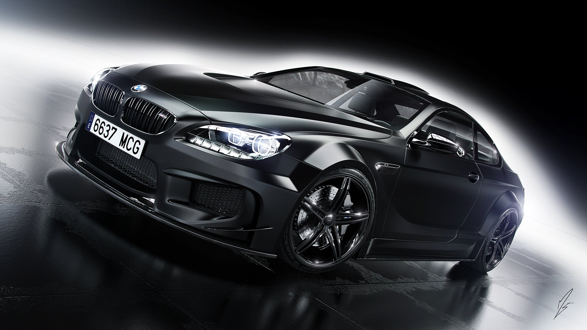 bmw m6 diseño anterior negro coche ruedas frente