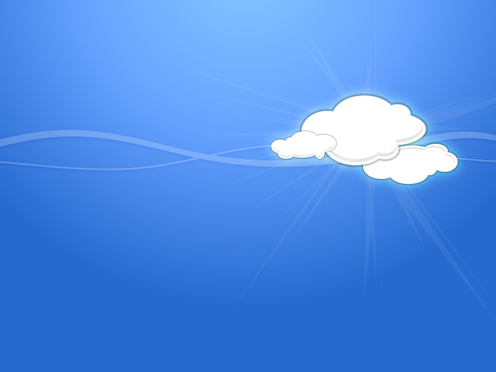 clouds line minimalism vector