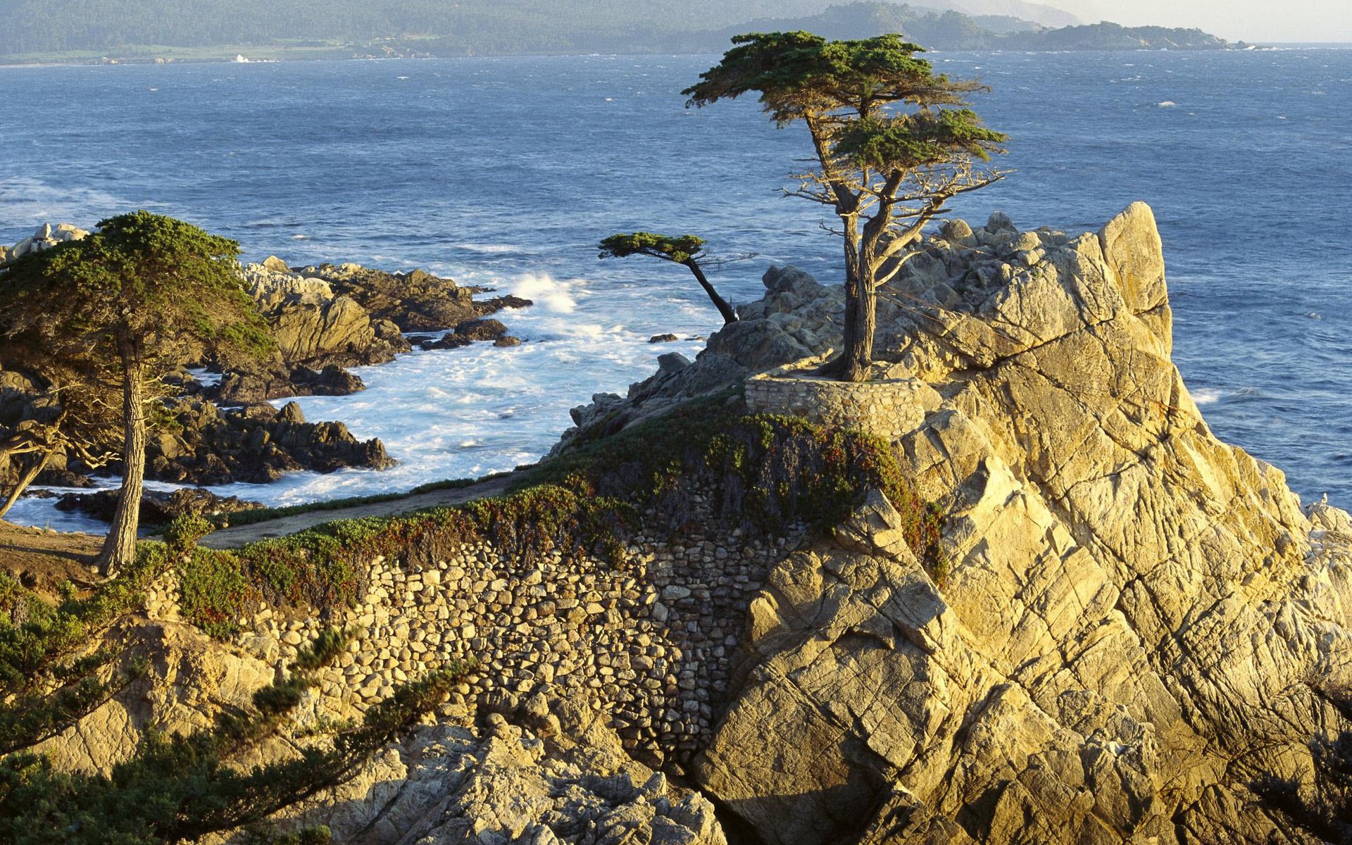 piedras paisaje naturaleza mar surf olas árbol roca costa montañas acantilado altitud agua picos relieve paisaje