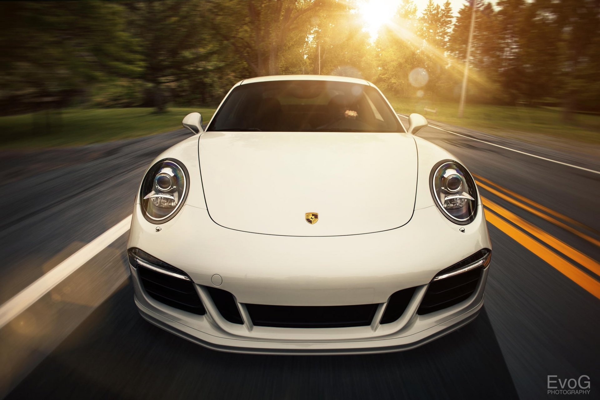 porsche 911 carrera 4s white evano gucciardo porsche glare