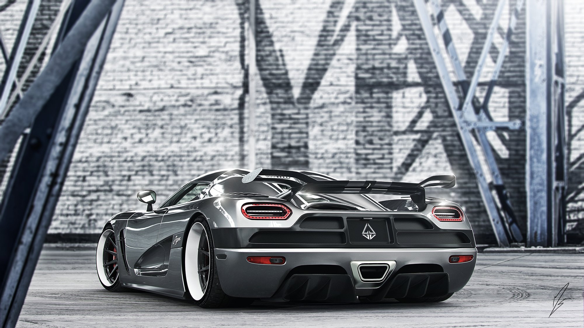 koenigsegg agera superdeportivo trasero hipercoche