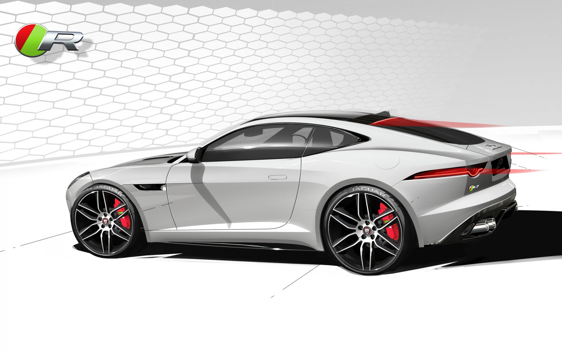 jaguar f-type r coupe coche figura