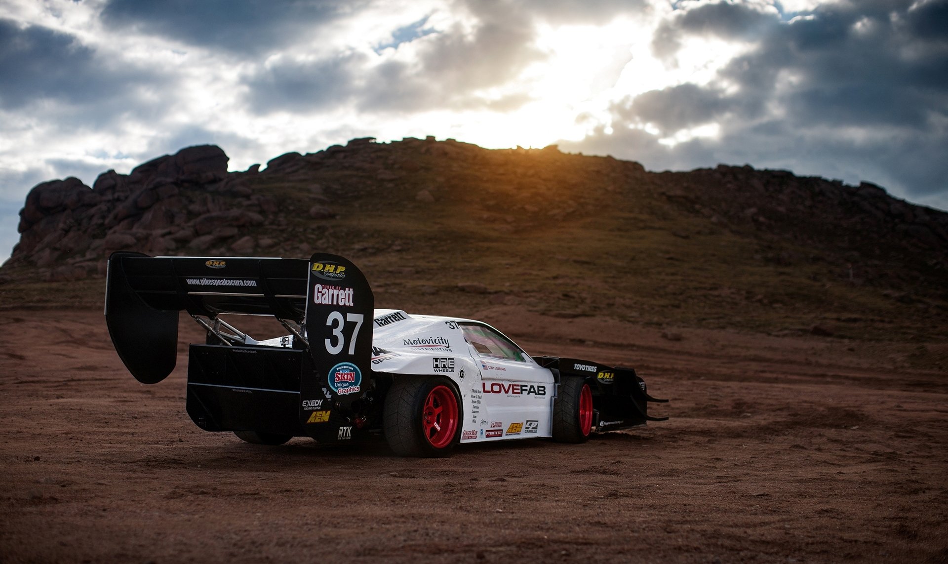 peedhunters auto puesta de sol honda nsx superdeportivo rally