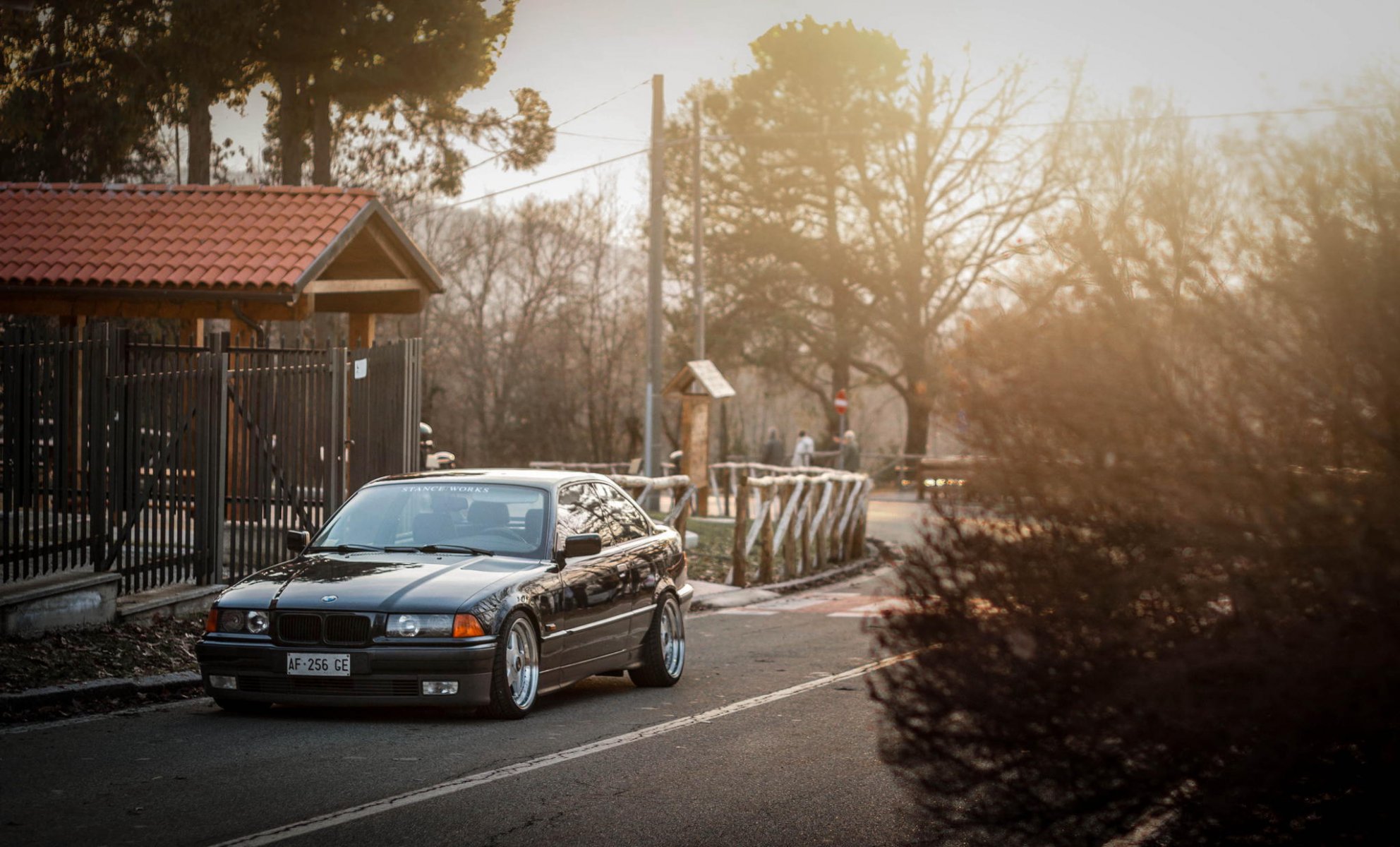 bmw m3 e36 posición llantas tuning boomer