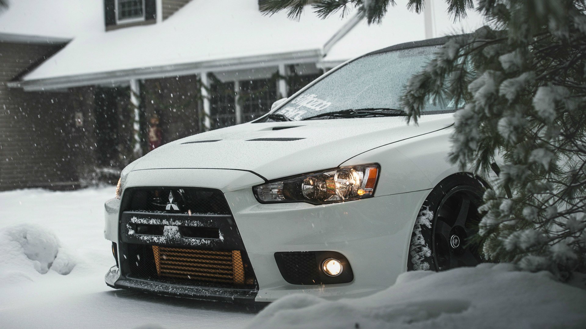 mitsubishi profession evolution x hiver montrer maison