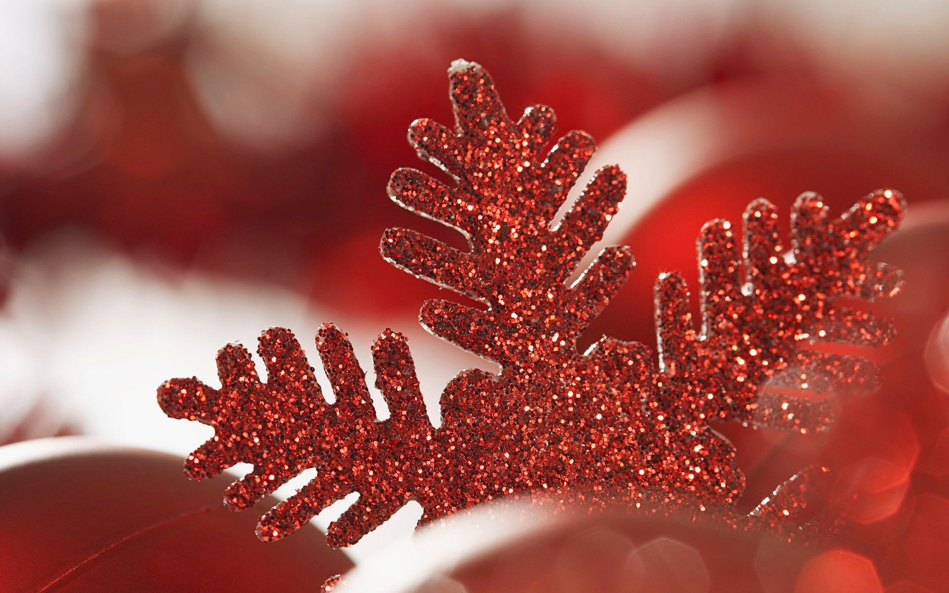 neujahr schneeflocke tapete pailletten unschärfe urlaub rote farbe makro weihnachtsschmuck weihnachtsschmuck