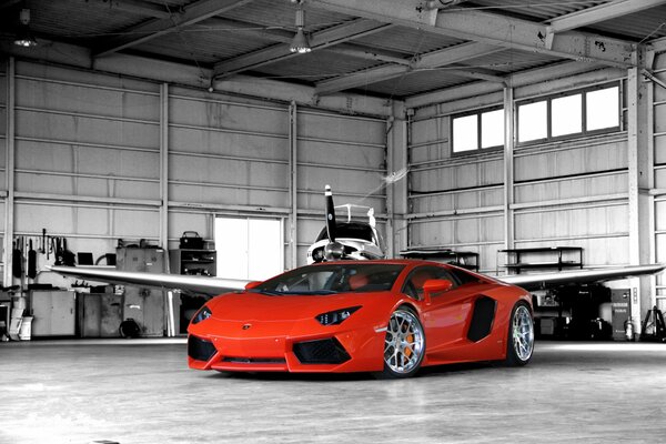 Lamborghini aventador lp700-4 vuelo de ensueño