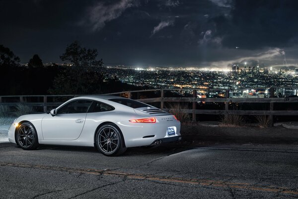 German car night photo