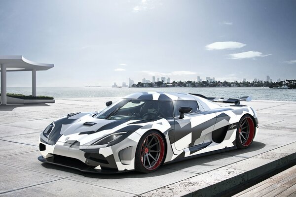 Voiture de sport supercar koenigsegg agera