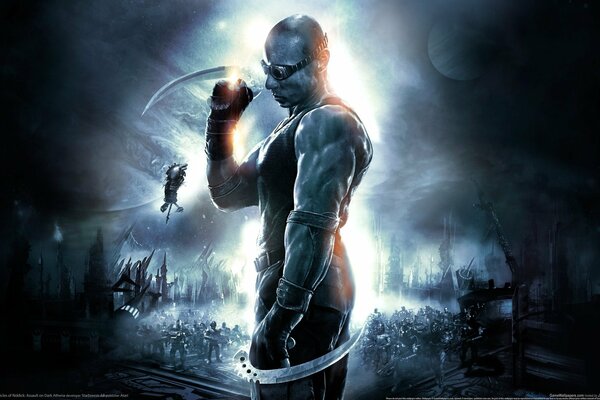 Fantastic wallpaper with Riddick