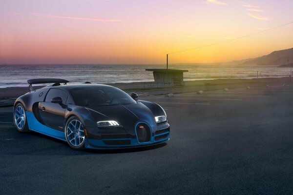 Bugatti veyron Bugatti Veyron e il mare