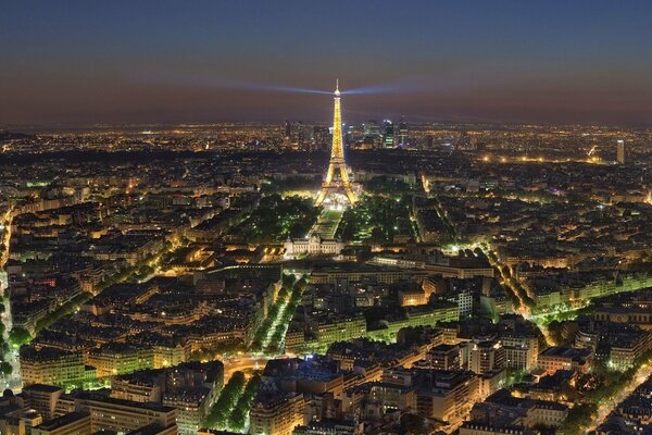 Città di Parigi in Francia Torre