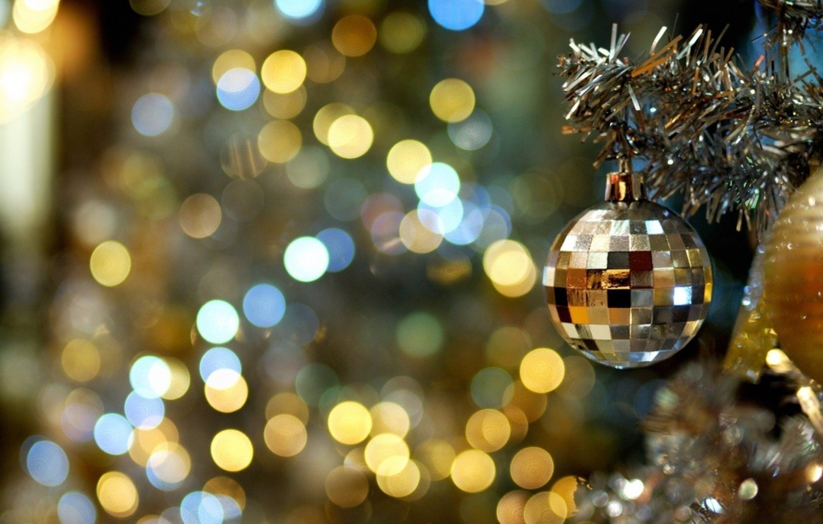 vacances guirlandes célébration lumières arbre de noël nouvel an humeur magie papier peint décoration