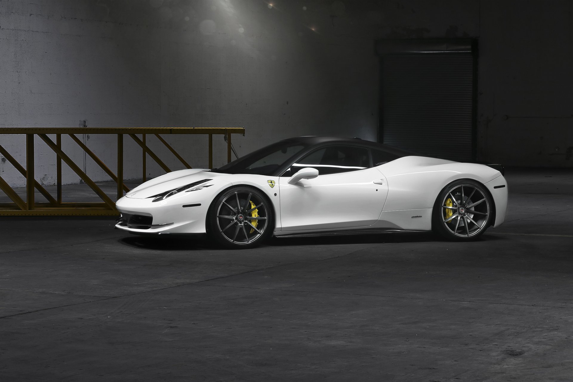 ferrari italia blanco superdeportivo ferrari