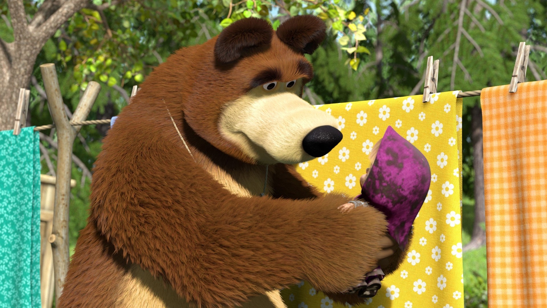 bear masha cartoon