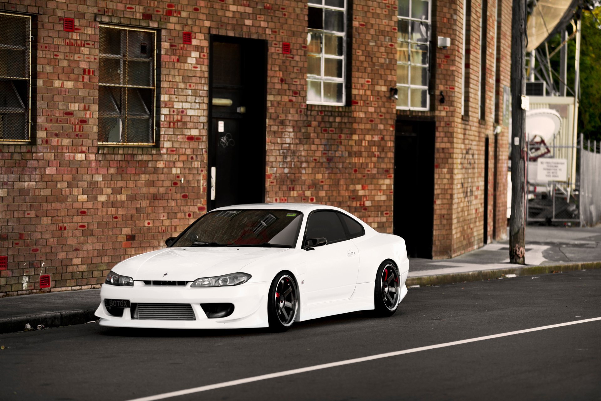nissan silvia s15 wolf weiß vorne