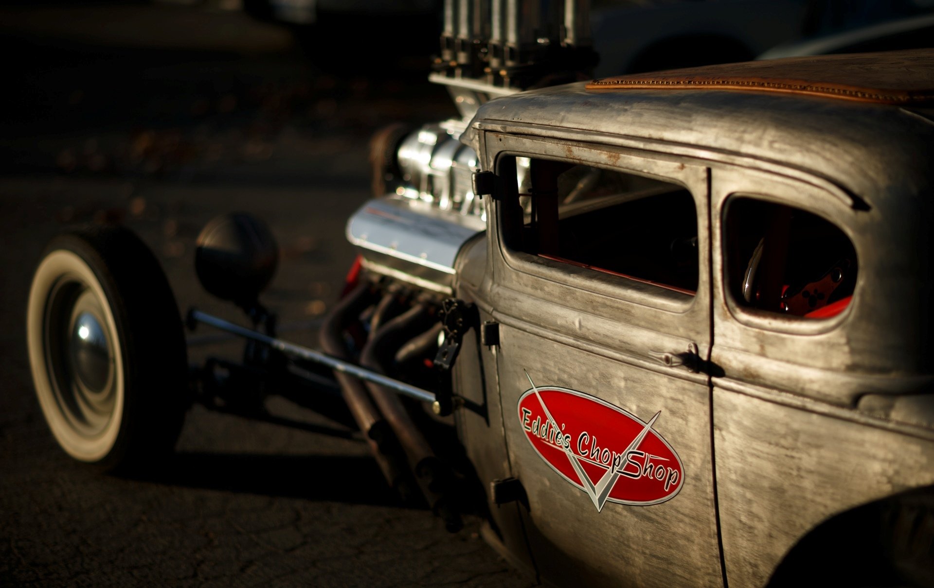 ford modelo a coupe hot rod varilla de rata v8