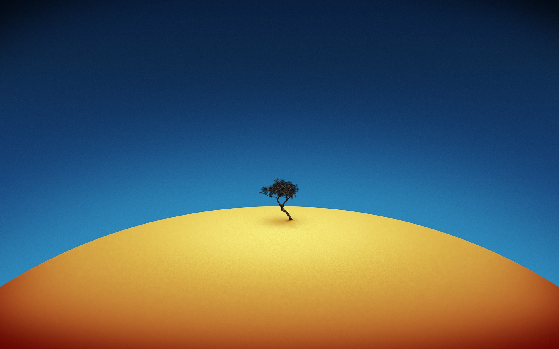 madera azul amarillo minimalismo