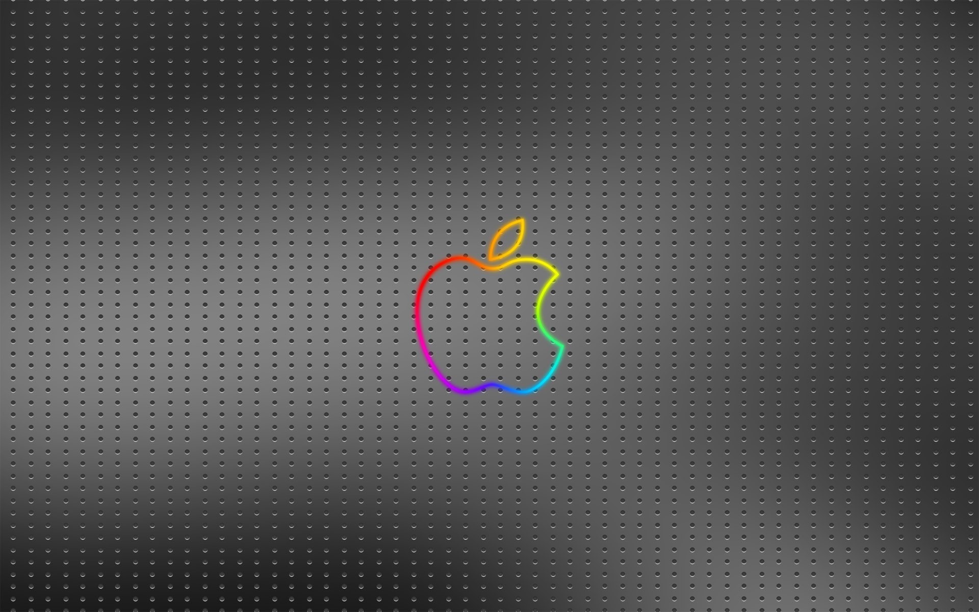 logo metall punkte apfel hintergrund